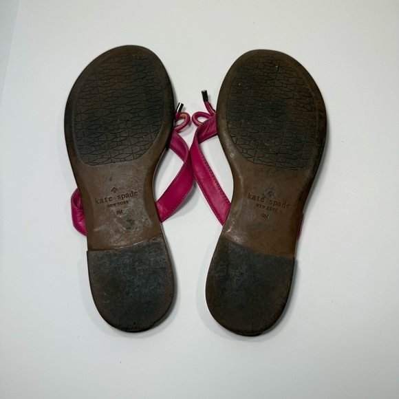 Kate Spade Fuchsia Leather Sandals Women’s Size 9M - Picture 7 of 13